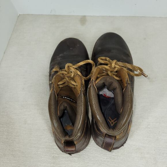 Hawx Boots Mens Sz 13 D Brown Enduro Comp Toe Gorpcore Workwear Leather Shoes main image 11